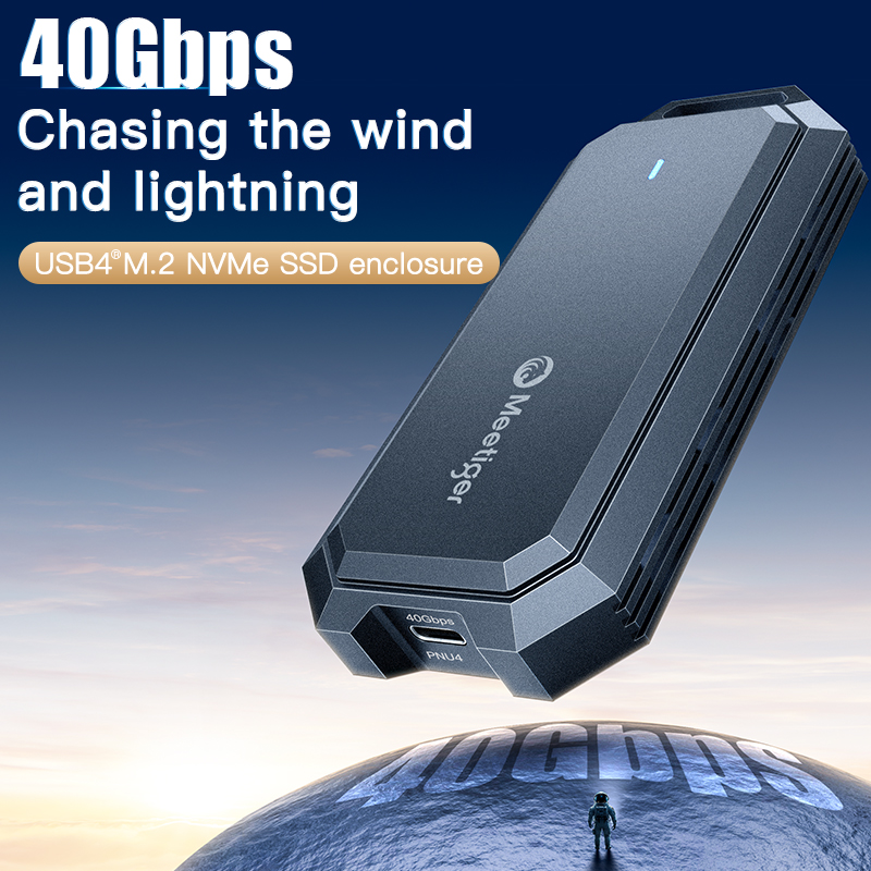 Meetiger 40Gbps M.2 SSD Enclos - огляд і ціна Usb4 40Gbps External Ssd 8Tb